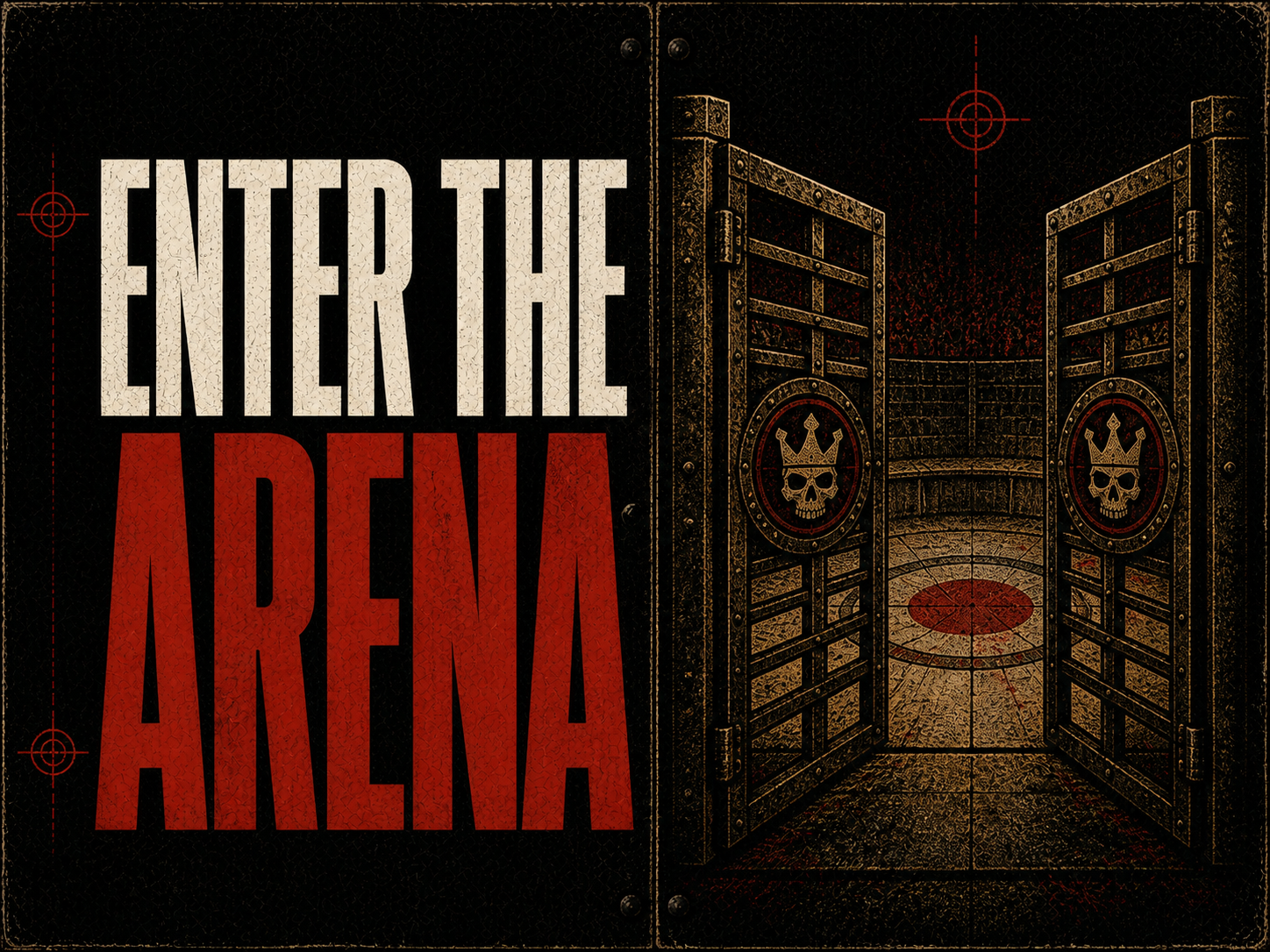 Enter the arena through the iron SiteClash gates